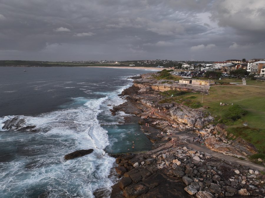 Aerial drone photo by XSIGHT: Sunset, Sydney Coast